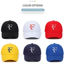 Federererer Mesmo Estilo F Boné de Beisebol Bordado 8 Cores Disponíveis Chapéu de Jogo de Tênis F Casual All-Match