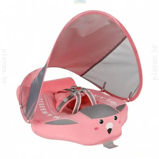 Boia de Natação para Bebês com Capa, Linha Sólida, Boia de Piscina para Crianças, Anel Flutuante Não Inflável, Acessório