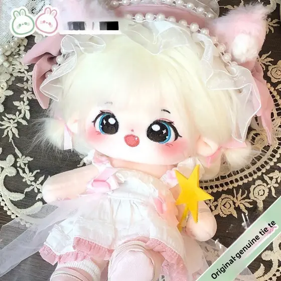 Roupas Ragdoll de algodão de tamanho pequeno de 20 cm para meninas, conjunto de fantasia de boneca, boneca de pelúcia &&