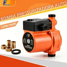 Bomba Pressurizadora Auto Silenciosa 120W/160W  127V/220V para Água Quente e Fria | Fluxostato Automático