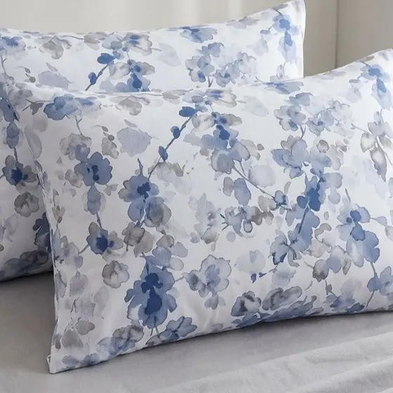 Kit com 2 Fronhas Estampadas 50x70cm Toque Suave para Travesseiro