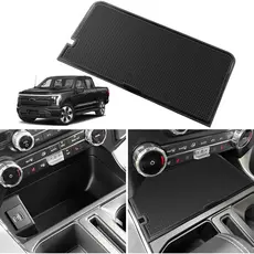 Tampa do Compartimento do Console Central para Acessórios Ford F150 2021-2025 2026/Lightning XLT PRO 2022-2025 Painel In