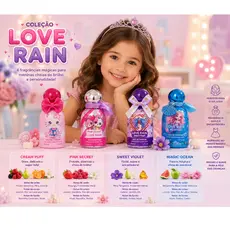 Perfume Infantil Suaves Fragrâncias Love Rain - 50ml