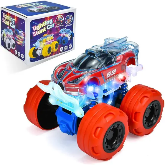 Brinquedos de Caminhão Monstro para Meninos de 3, 4 e 5 Anos - Carros de Brinquedo Movidos por Fricção para Crianças de