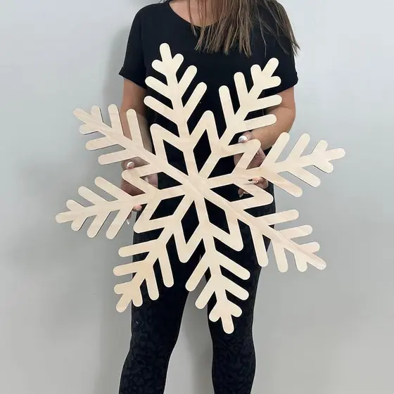 Snowflakes Sign,Wooden Winter Onederland Sign,Snowflake Hanging Signs Christmas Winter Front Door Decor,Welcome fo