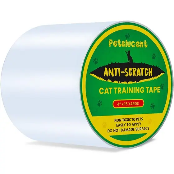 Fita Protetora para Móveis contra Arranhões de Gato Petslucent, Protetores Transparentes de Dupla Face para Carpete, Sof