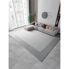 Luz de luxo tapete sala estar sofá mesa café tapete doméstico novo estilo quarto tapete grande área capa completa sem la