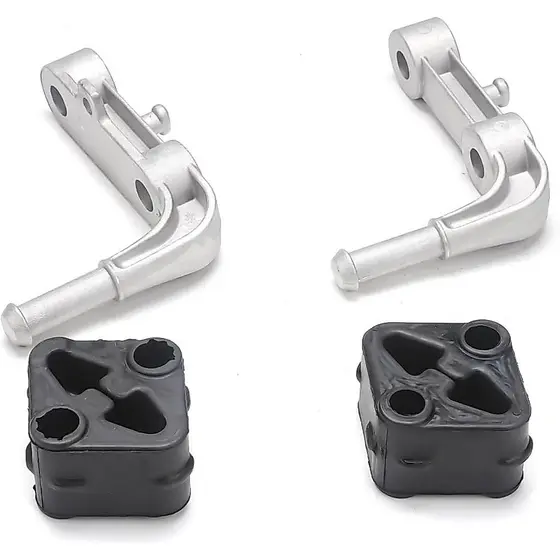 Rear Exhaust Bracket Muffler Support Rubber Isolator Hanger Left 68275662AB Right 68395841AA Compatible with Dodge Ram 1