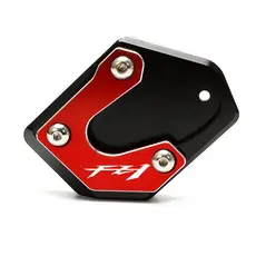 Adequado para modelos Yamaha FZ1 2012-2016, suporte lateral modificado em liga de alumínio com base ampliada e almofada