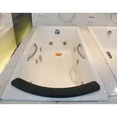 Banheira de massagem Kohler K-8279T-GR-1P/58 BioF de ferro fundido de 1,7 metros (incluindo almofada para banho)