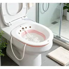 Bacia de Banho Portátil Leve Dobrável e Compacta Ideal para Quem Viaja ou Tem Pouco Espaço para guardar e transportar
