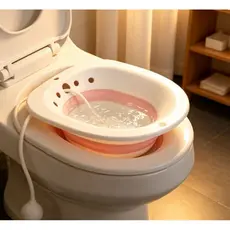 Bacia de Banho Compacta e Portátil Dobrável para Uso em Casa Apartamento Viagem e Acampamento com fácil armazenamento