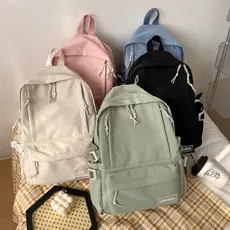 Unissex Mochila Moda Grande Capacidade Mochila Nova Simples Mochila De Estudante Mochila De Viagem