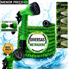 Mangueira Magica 30 Metros Expansível Com Esguicho 7 Jatos Engate Rápido Jardim - Oferta