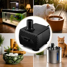 Bomba de Aquário Bivolt 4w Submersa para Bebedouro Pet Aquário Fonte Cascata - OFERTA