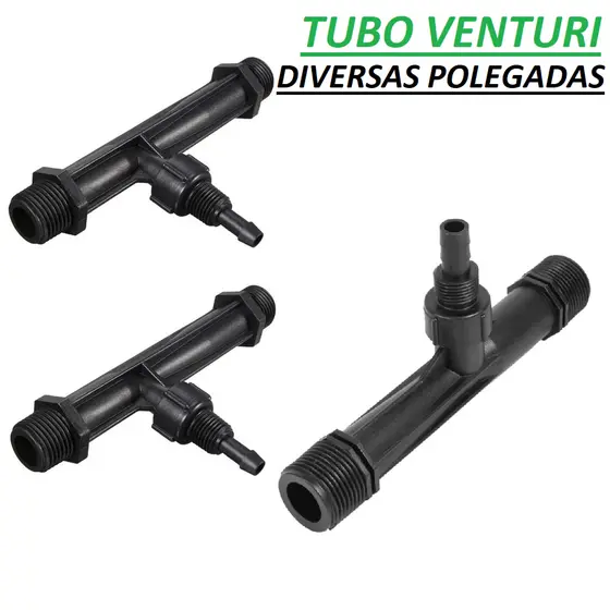 Tubo Venturi Diversas Polegadas Irrigação Jardim Injetor Fertilizante 1 - 1/2 / 1-1/2