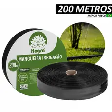 Mangueira Irrigação Micro Perfurada 200 Metros 3 e 5 Furos Jardim - Oferta