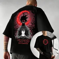Camiseta Basica e OVERSIZED Benimaru Shinmon Fire Force King Of Destruction Anime Gym Unissex