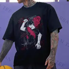 Camiseta Basica Algodao Megumi Toji Fushiguro Spear Of Heaven Jujutsu Kaisen Unissex