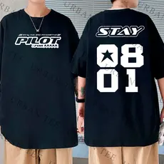 Camiseta Basica Algodao 5 Star album Pilot Bro Fanmeeting Kpop Unissex