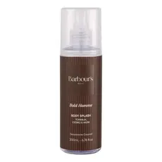 Kit de 1 Ate 2 Body Splash Bold Homme Barbours Beauty 200ml Masculino Dia e Noite Desodorante