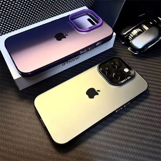 Capinha de Logo Minimalista Para iPhone 17 11 12 13 15 14 16 normal Pro Max Capa De Telefone Anti impacto Case