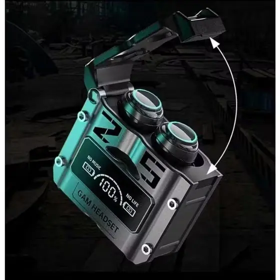 TWS M25 Fone De Ouvido bluetooth 5.3 Sem Fio Resistente a água Stereo Sports Earbuds LED Microphone