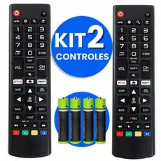 Controle Remoto Televisão LG Smart TV 4K LED LCD Com Pilhas e Atalho Netflix | Envio 24h