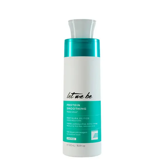 Let Me Be - Escova Progressiva Protein Smoothing Sem Formol Liso Perfeito e Brilho Intenso 500ml