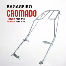 Bagageiro Transportar Multiuso Tubo Pop 110i 2016 Á 2027 Bagageiro Churrasqueira Reforçado