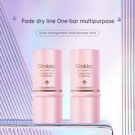 Hexapeptídeo firmador anti-rugas em bastão, reduz as linhas do pescoço, linhas finas dos olhos, hidratante, rejuvenesced