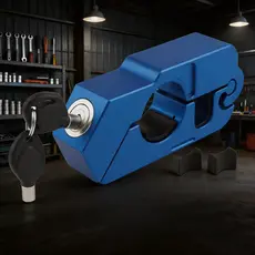 Trava Manete Universal Para Moto - Bloqueio Antifurto De Guidão