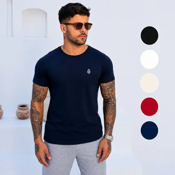 Camiseta Masculina Algod茫o, CAMISA masculina, camisa camiseta premium, camiseta preta