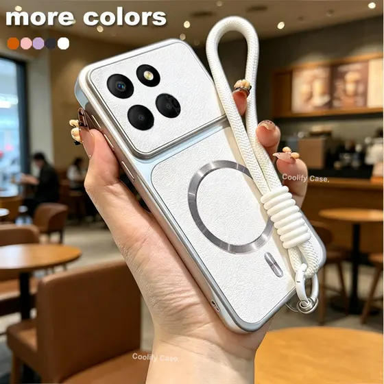 Capinha Motorola Moto Edge 60 Fusion edge 60 pro 60s couro de luxo Caixa Com corda
