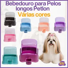 Bebedouro Automático Para Cães e Gatos Pequeno Porte Sem Molhar os Pelos 2,3 Litros Petlon