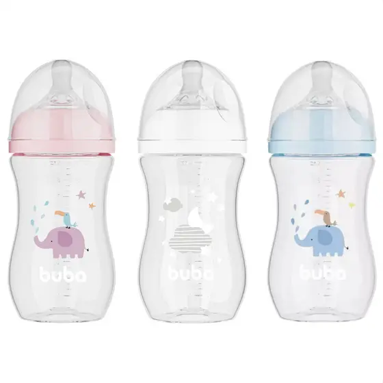 Mamadeira Anticólica Buba Easy Flow 270ml