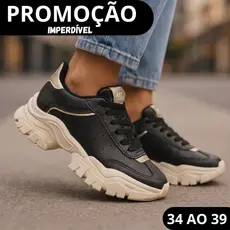 Tênis Feminino Chunky Plataforma Tendência 2026 Confortável E Cheio De Estilo
