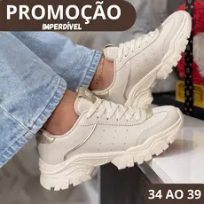 Tênis Feminino Plataforma Fashionista Estilo Streetwear Com Design Exclusivo