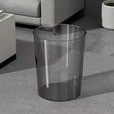 [Novo produto] Lixeira Sala de estar Luz doméstica Luxo Transparente Banheiro Banheiro Cozinha Desktop Grande capacidade