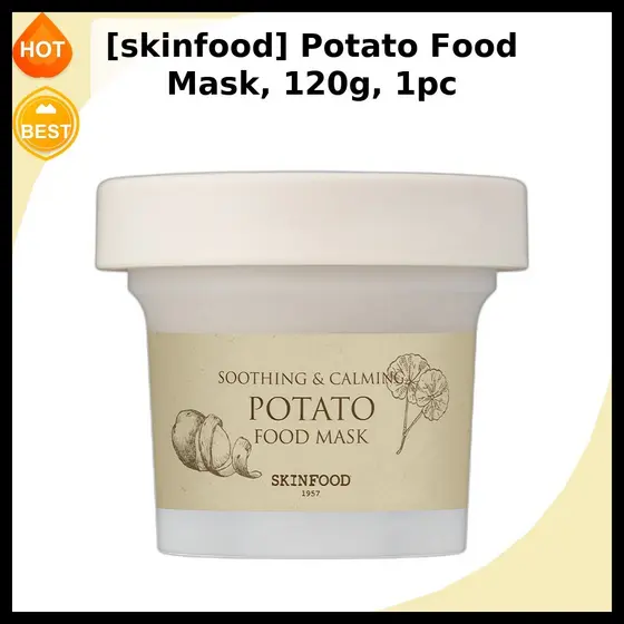[skinfood] Máscara De Comida De Batata , 120g , 1 Unidade/Coreana/Melhoria Da Textura Pele/100 % Genuína KPIKSHOP