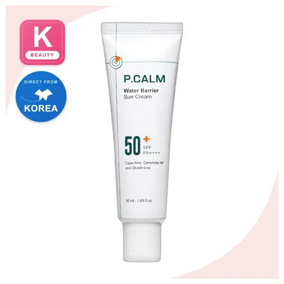 [p.calm] Creme Solar Barreira De Água , 50ml , 1 Unidade/Coreano Fps50/100 % Genuíno Da KPIKSHOP