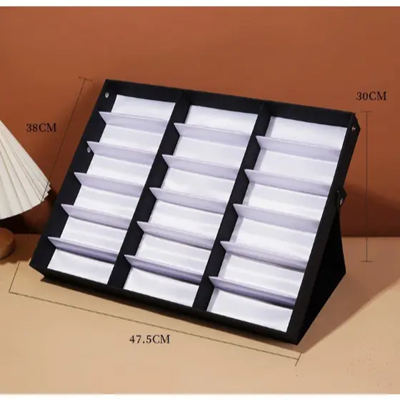 Maleta para armazenar oculos de 18 lugares , De sol e Grau