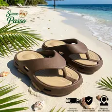 Chinelo de EVA com Amortecimento - Design Ergonômico para Uso Diário e Passeios
