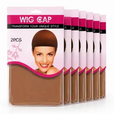 KIT 12/24 Touca Invisível para wig Touca fina para prender cabelos antes da peruca