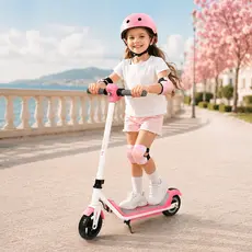Patinete Elétrico para Menino e Menina Q1 LED Bluetooth Motor Brushless com Proteção