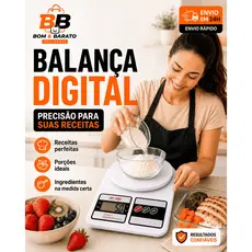 Balança Digital de Cozinha SF-400 10kg Alta Precisão Eletrônica Culinária
