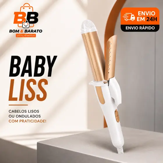 Baby Liss Modelador de Cachos Profissional Bivolt Modelador de Cabelo Cachos Ondul
