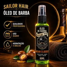 Óleo de Barba Premium ALLBarberArgan Power 60ml – Controle, Nutrição e Estilo