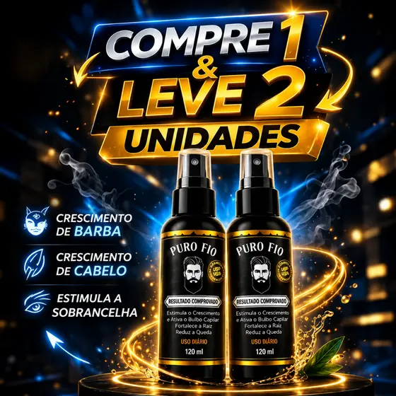 Kit 2 X Pro Barber MinoxDNACapilar Spray 120ml Crescimento Barba Cabelo Rápido Envio Imediato