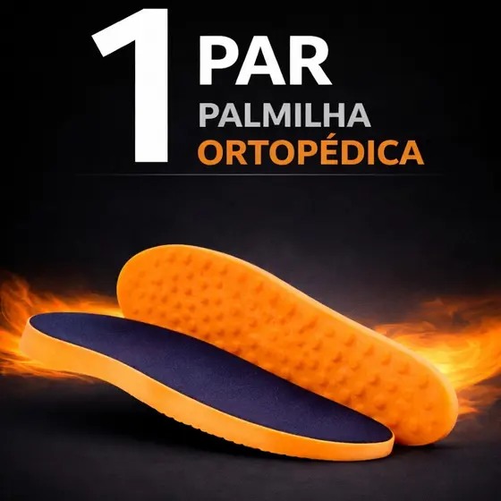 Palmilha Ortopedica Macia e Confortavel Leve Perfeita em Qualquer Tipo de Calçado Com Gel Anatomica Dores